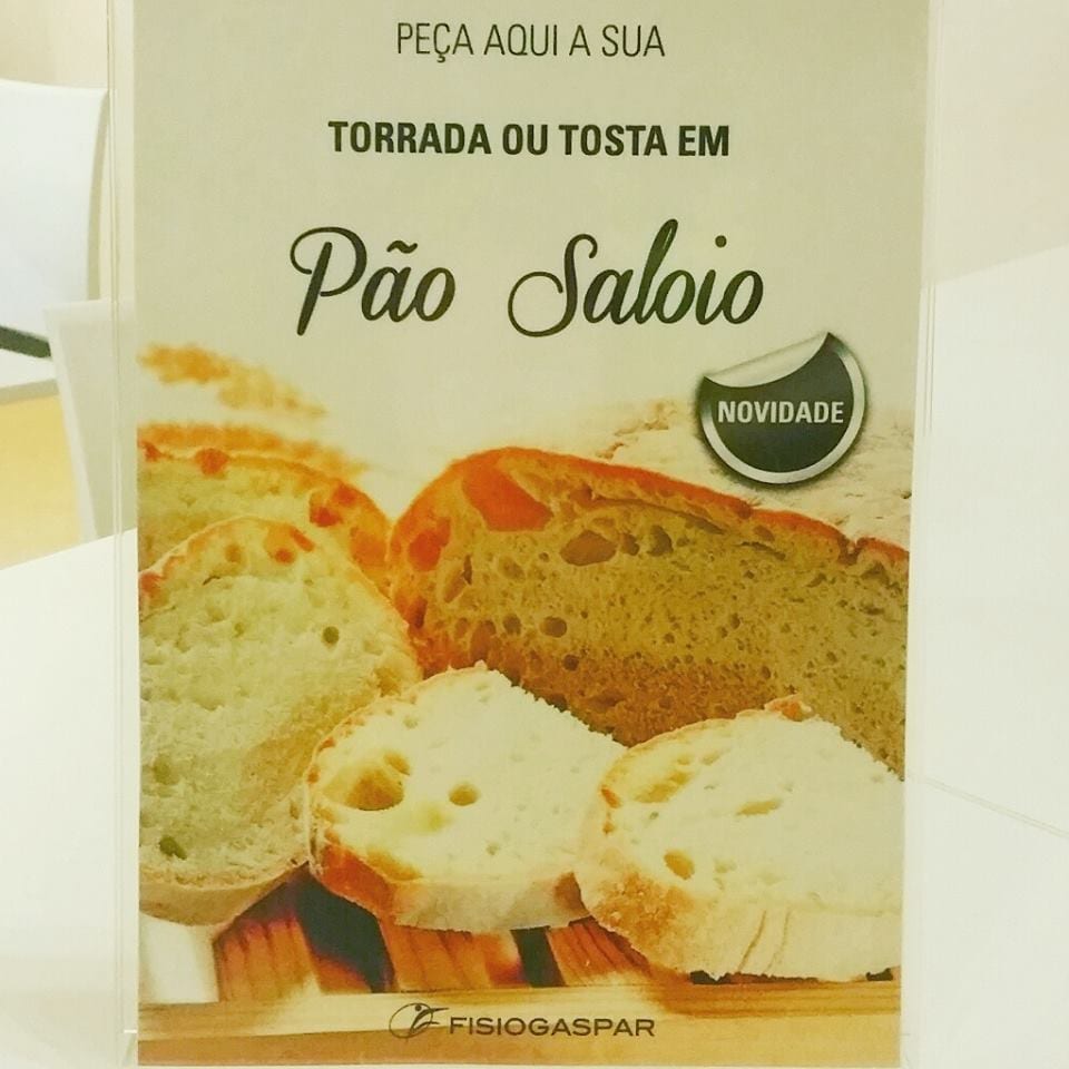 Torrada ou tosta em pão de saloio novidade