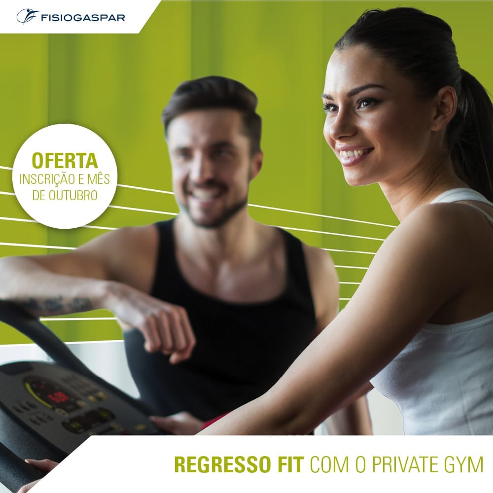 Regresso fit oferta inscrição mês Outubro ginásio