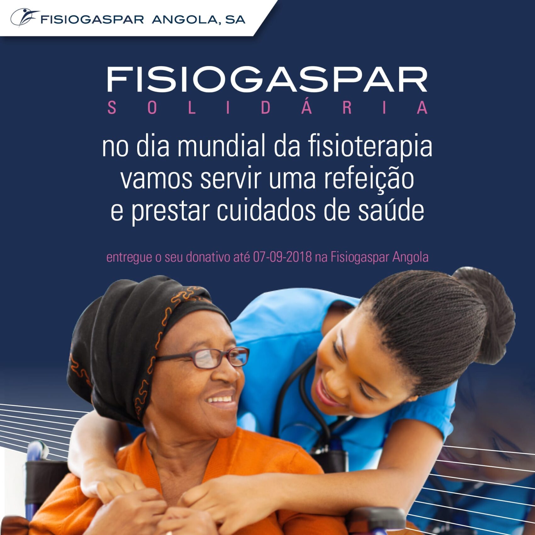 solidária Dia mundial da fisioterapia donativos