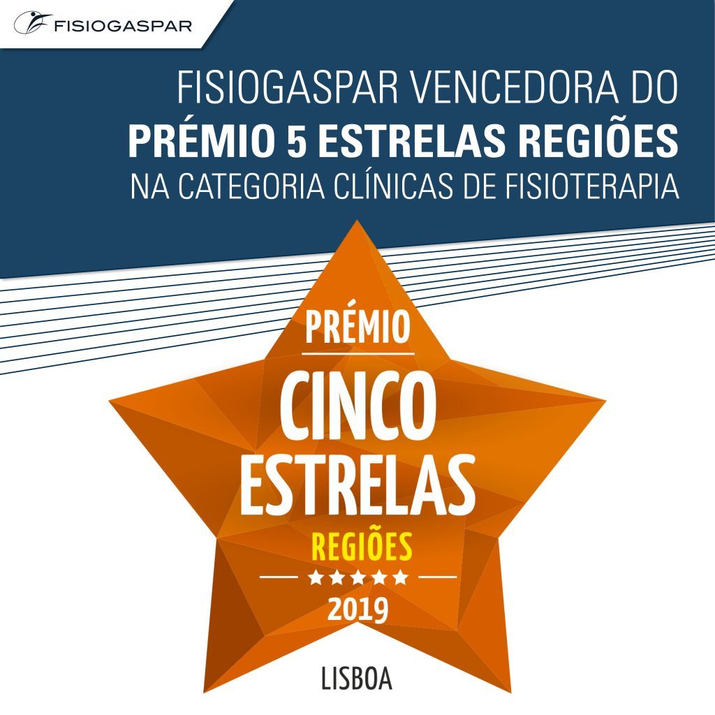 clínica fisioterapia prémio regiões cinco estrelas Lisboa